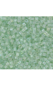 Miyuki delica Beads 11/0 - Pearl lined transparent pale green mist ab DB-1675 